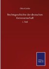 Rechtsgeschichte der deutschen Genossenschaft