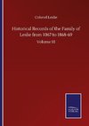 Historical Records of the Family of Leslie from 1067 to 1868-69