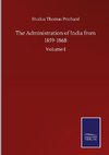 The Administration of India from 1859-1868