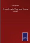 Egypt's Record of Time to the Exodus of Israel