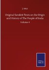 Original Sanskrit Texts on the Origin and History of The People of India