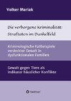 Die verborgene Kriminalität: Straftaten im Dunkelfeld