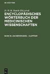 Encyclopädisches Wörterbuch der medicinischen Wissenschaften, Band 19, Jochbeinmuskel - Klopfkur