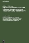 Die Rechtsgrundsätze des Königlich Preussischen Oberverwaltungsgerichts, Ergänzungsband 1915/1916, Die Entscheidungen in Reichszuwachs-, Provinzial-, Kreis-, Kommunal- und Staatssteuerangelegenheiten