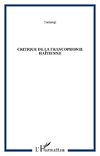 Critique de la francophonie haïtienne