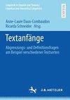 Textanfänge