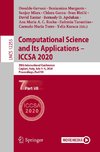 Computational Science and Its Applications - ICCSA 2020