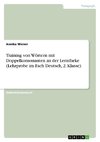 Training von Wörtern mit Doppelkonsonanten an der Lerntheke  (Lehrprobe im Fach Deutsch, 2. Klasse)