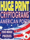 Huge Print Cryptograms - American Poets