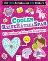 Cooler Reiserätselspaß. Prinzessinnen, Eulen und Einhörner (Mit 1.000 Aufgaben und 500 Stickern)