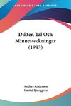 Dikter, Tal Och Minnesteckningar (1893)