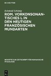 Rom. vorkonsonantisches L in den heutigen französischen Mundarten