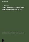 A Classified English-Shuswap Word-List