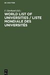 World List of Universities / Liste Mondiale des Universités