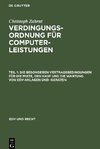 Verdingungsordnung für Computerleistungen, Teil 1, Die Besonderen Vertragsbedingungen für die Miete, den Kauf und die Wartung von EDV-Anlagen und -Geräten