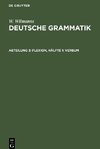 Deutsche Grammatik, Abteilung 3, Flexion, Hälfte 1: Verbum