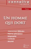 Fiche de lecture Un homme qui dort de Georges Perec (analyse littéraire de référence et résumé complet)