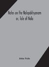 Notes on the Nalopåkhyanam; or, Tale of Nala