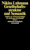 Gesellschaftsstruktur und Semantik 1