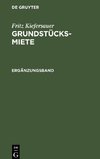 Grundstücksmiete, Ergänzungsband