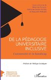 De la pédagogie universitaire inclusive