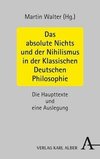 Das absolute Nichts und der Nihilismus in der klassischen Deutschen Philosophie