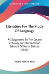 Literature For The Study Of Language