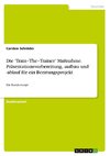 Die 'Train-The-Trainer' Maßnahme. Präsentationsvorbereitung, -aufbau und -ablauf für ein Beratungsprojekt