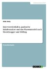 Interviewleitfaden, qualitative Inhaltsanalyse und das Phasenmodell nach Moosbrugger und Höfling