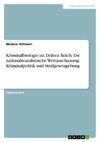 Kriminalbiologie im Dritten Reich. Die nationalsozialistische Weltanschauung, Kriminalpolitik und Strafgesetzgebung