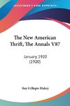 The New American Thrift, The Annals V87