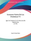 Sermones Varios De Las Dominicas V1