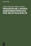 Preußische Landesgebührenordnung für Rechtsanwälte