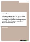 Die Sperrwirkung nach Art. 9 OECD-MA und ihre Auswirkungen auf die grenzüberschreitenden Finanztransaktionen innerhalb eines Konzerns nach dem deutschen Steuerrecht