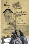 A History of Boalsburg, Pennsylvania, 1770-1975