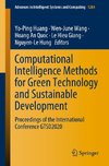 Computational Intelligence Methods for Green Technology and Sustainable Development