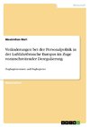 Veränderungen bei der Personalpolitik in der Luftfahrtbranche Europas im Zuge voranschreitender Deregulierung