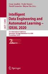 Intelligent Data Engineering and Automated Learning - IDEAL 2020