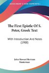 The First Epistle Of S. Peter, Greek Text