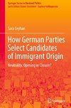 How German Parties Select Candidates of Immigrant Origin