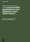 J. v. Staudingers Kommentar zum Bürgerlichen Gesetzbuch, Band 1, Allgemeiner Teil