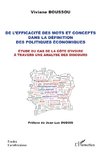 De l'efficacité des mots et concepts dans la définition des politiques économiques