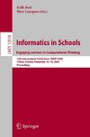 Informatics in Schools. Engaging Learners in Computational Thinking