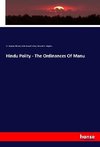 Hindu Polity - The Ordinances Of Manu