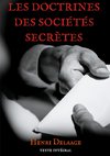 Les doctrines des sociétés secrètes