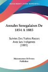 Annales Senegalaises De 1854 A 1885