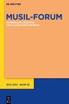 Musil-Forum, Band 33, Musil-Forum (2013/2014)