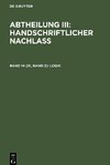 Abtheilung III: Handschriftlicher Nachlass, Band 14 (III, Band 3), Logik