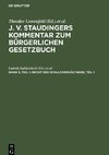 J. v. Staudingers Kommentar zum Bürgerlichen Gesetzbuch, Band 2, Teil 1, Recht der Schuldverhältnisse, Teil 1