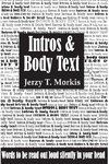 Intros & Body Text